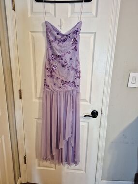 SAINTS & SECRETS
Jezra Strapless Sequin Embellished Maxi Dress Purple
